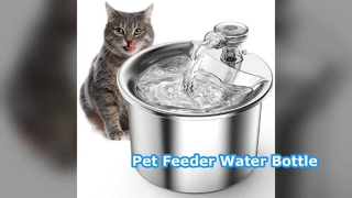 Smart Pet Feeder Water Bottle Auto Dispenser