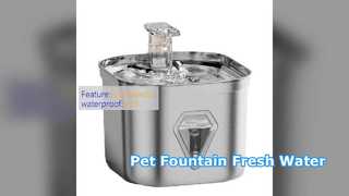 2.5L Pet Water Fountain Stainless Steel